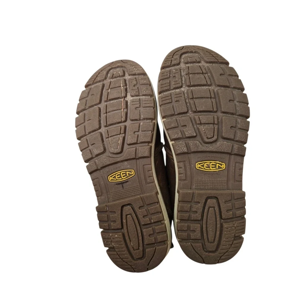 Keen Utility Seattle Romeo Mens 7.5 Brown Leather Aluminum Toe Work Boots EH